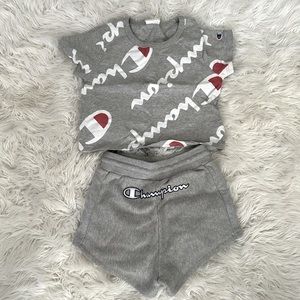 Champion 2 piece shorts set